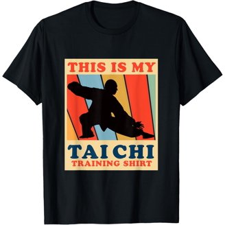 T-Shirt Tai-Chi-Chuan Martial Art - Noir - Coton - Neuf Avec étiquettes - Homme