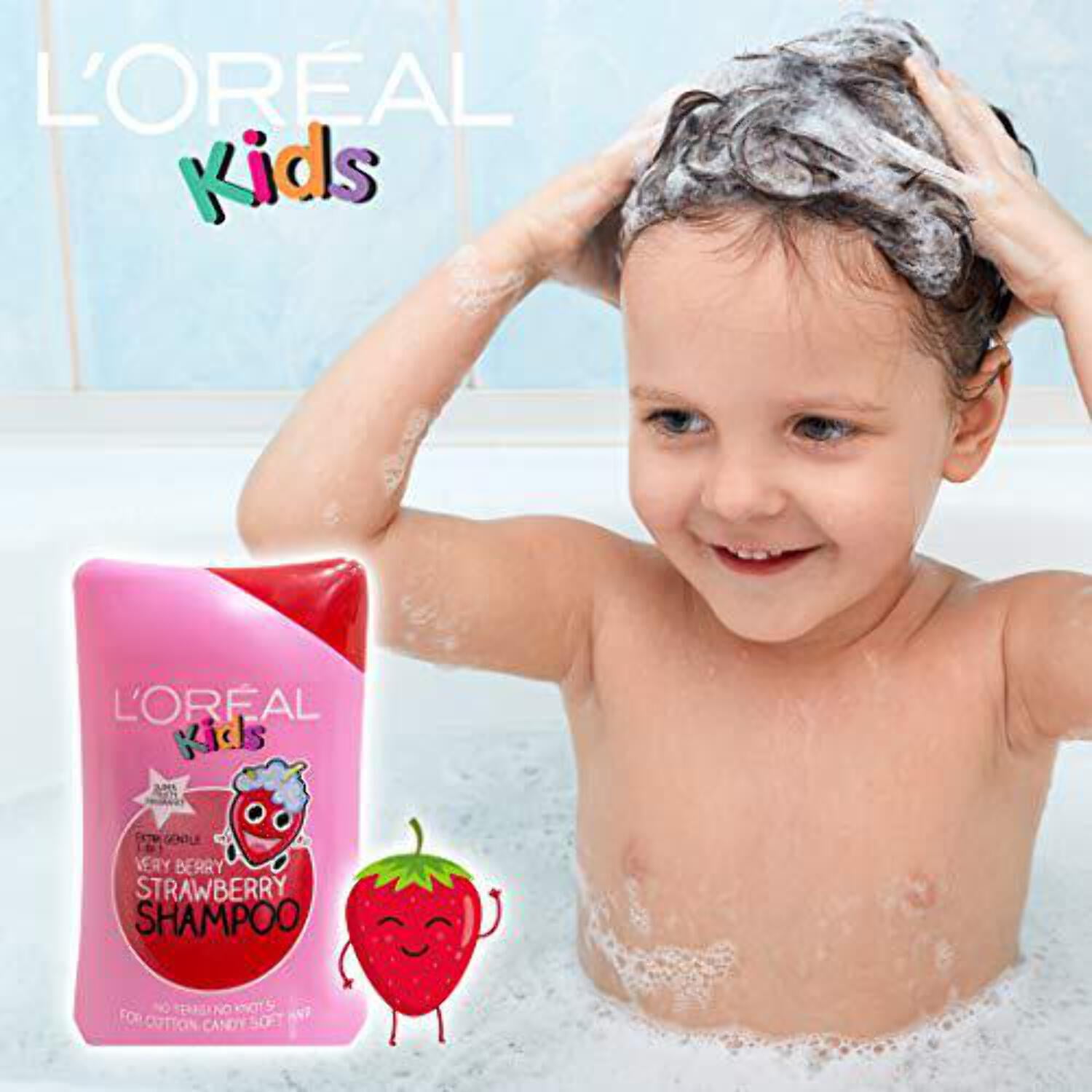 Hassy Let nul L'Oreal Kids Very Berry Strawberry Shampoo, 250ml - Walmart.com