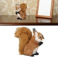 thumbnail image 2 of Simulation Squirrel 6.3in Height Squirrel Stuffed Animal Large Cute Lifelike Simulation Squirrel Crafts Decorations Garden Ornament For Home Furnishings Birthday Gifts Holiday Gifts, 2 of 9