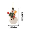 thumbnail image 4 of Winter Wonderland Christmas Snowman Ornament Resin Christmas Tree Decoration Indoor Outdoor Christmas Hanging Decoration, 4 of 6