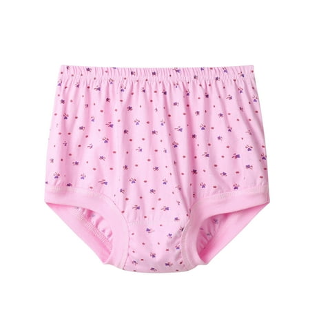 Plus Size Women s Cotton Panties  Floral Comfort Soft Underwear Full Coverage Panty Comfy Cotton Granny Panties Full Cut for Old Lady