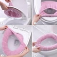 thumbnail image 4 of Soft Stretchable Toilet Seat Covers Washable Thicker Cloth Winter, 4 of 8