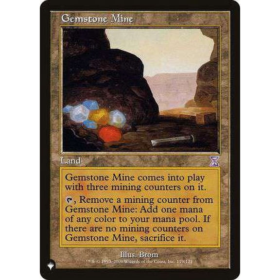 MtG Mystery Booster / The List Timeshifted Gemstone Mine #119