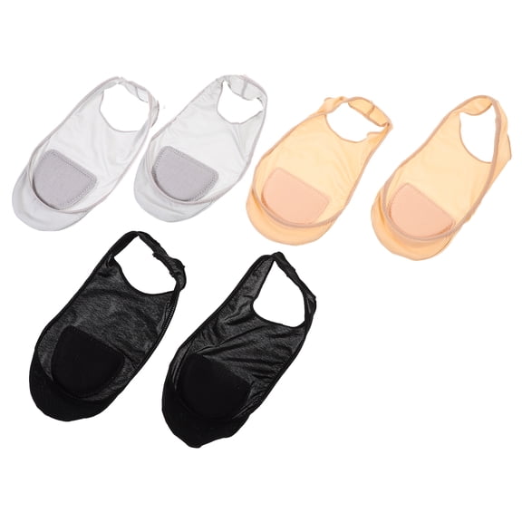 VORCOOL Cooling Socks Invisible Nylon 3 Pairs for Women Grey