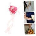 thumbnail image 5 of FENGGUIQU Set of 3 Fabric Bridal Wrist Garlands Rustic Wedding Accessories for Women, 5 of 8