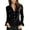 Black #30, variant on Collared Shirts Women Velvet Long Sleeve Ruffle Hem Flare Cuff Casual Tops Beige S