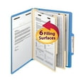 thumbnail image 7 of Smead Classification File Folder, 2 Divider, 2" Expansion, Letter Size, Blue, 10 per Box (14001), 7 of 7