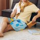 thumbnail image 5 of Fotbe French Bulldog Dog in a Bathtub Pantalones Cortos de Pijama para Hombre, Ropa de Dormir, Pantalones de Pijama Cortos para Hombre-4X-Large, 5 of 6