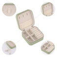 thumbnail image 4 of Unique Bargains Portable Mini PU Leather Organizer Storage Holder Jewelry Box Green, 4 of 7
