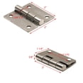 thumbnail image 4 of Whitecap Boat Butt Hinge S-3422R | Reversed 2 x 2 Inch Stainless, 4 of 4