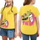 thumbnail image 4 of Gibobby Blusas Elegantes Mamá, la camisa para niños pequeños, niñas, último nervio, regalo del día de las madres, camisa de moda sólida para niños, camiseta para niños（Amarillo， 11-12 Años), 4 of 5