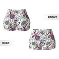 thumbnail image 5 of Naloa Fairy Flower Biker Shorts for Women Seamless Scrunch Short Women’s Yoga Shorts for Gym Running Sport Shorts - Medium, 5 of 9
