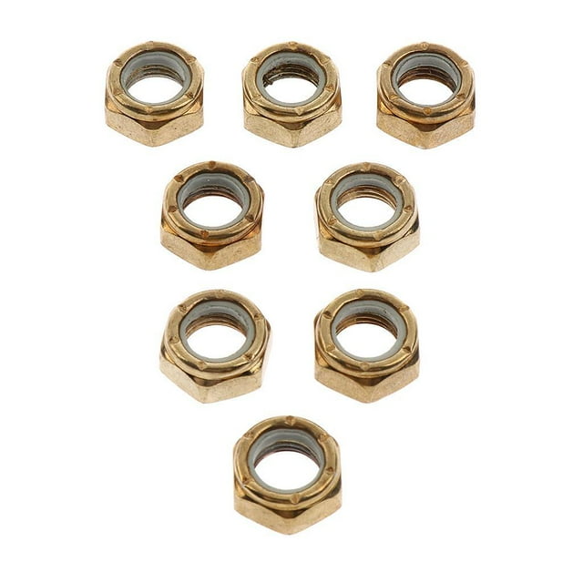 Tuercas de eje Kusrkot 8 Uds. Tuercas de tornillo para patineta