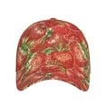 thumbnail image 2 of Balery Baseball Cap Adjustable Size for Running Workouts and Outdoor Activities All Seasons Dad Hat(Strawberry), 2 of 8