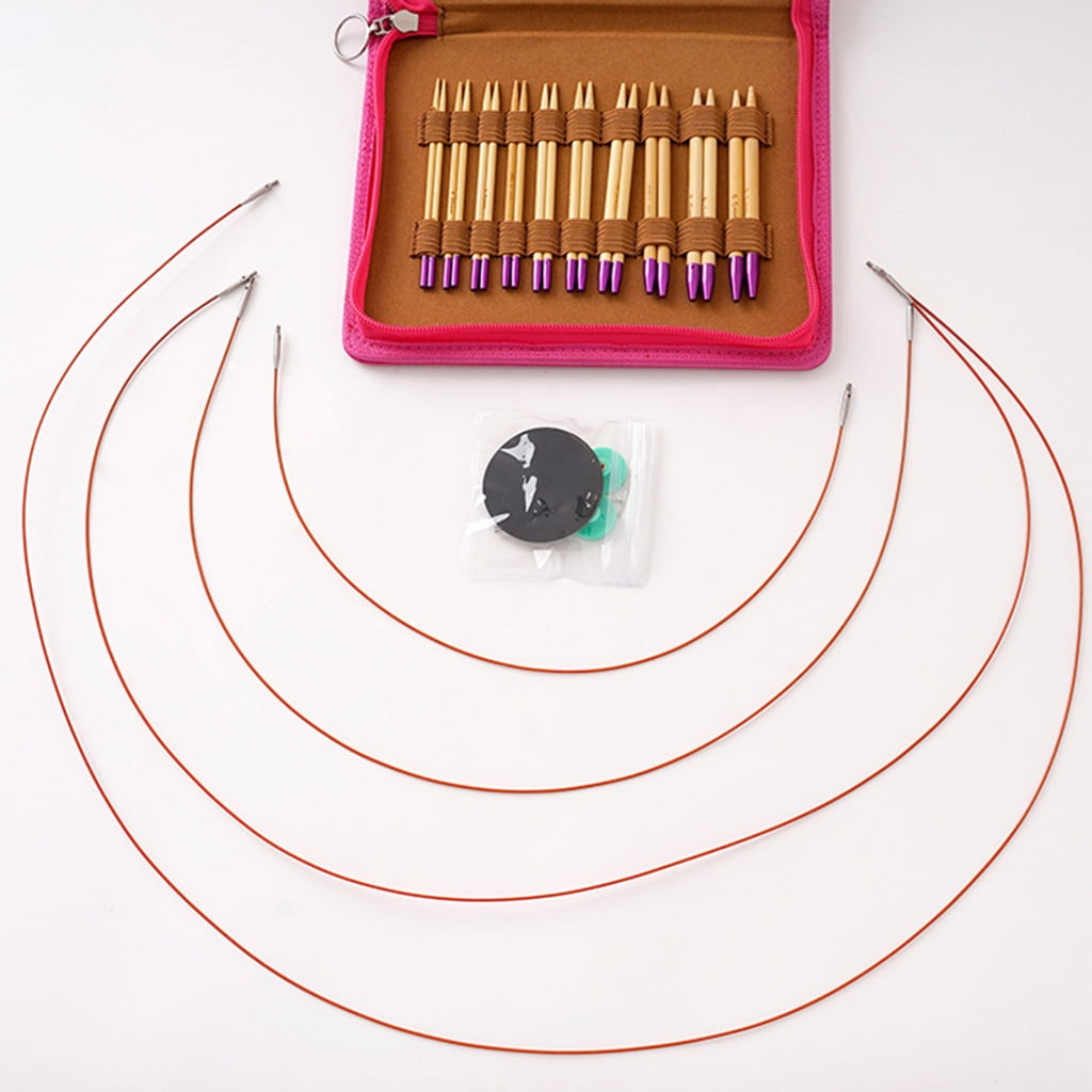 BQBQERT Multifunctional Circular Knitting Needle Set Crochet Needle Knitting Needle Interchangeable Crochet Hook Needle