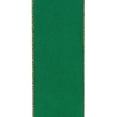 thumbnail image 2 of Gold Edge Green Velvet Ribbon - 2 1/2" x 10 Yards, Wired Edges, St. Patrick's Day, Easter, Spring, Holiday Decor, Gifts, Wreath, Gift Bow, Christmas, Mardi Gras, 2 of 4
