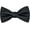 Black, variant on Mens Pre-tied Solid Bowtie Adjustable Formal Tuxedo Bow Tie for Wedding Party
