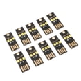 thumbnail image 3 of Luz LED USB de consumo ultrabajo, iluminación de larga duración de 0,2 W, 3 opciones Cáscara negra LED blanco cálido, 3 of 7