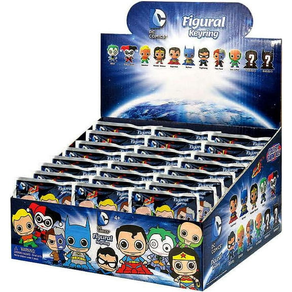 DC 3D Figural Keychains DC Series 1 Mini Figure Keyring Mystery Box