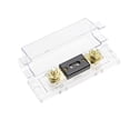 thumbnail image 3 of Uxcell 400A 32 Volt ANL Fuse Holder with Fuse DC and Clear Insulated Cover Metal Clear 2pcs, 3 of 5