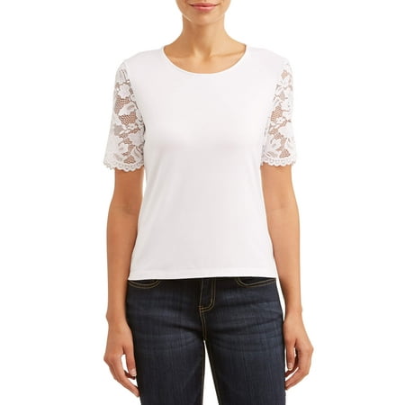 - Women's Lace Sleeve Top