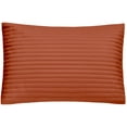 thumbnail image 5 of Nanshing Amerie 3 Piece Casual Stripes Comforter Set, Rust, King, 5 of 6