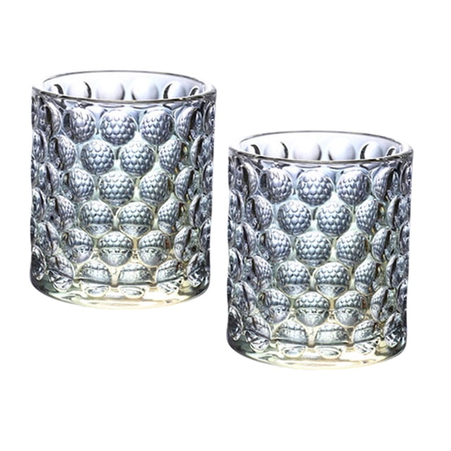 Vaso de vidrio con fondo grueso y pesado, para cerveza, café, oficina Multicolor
