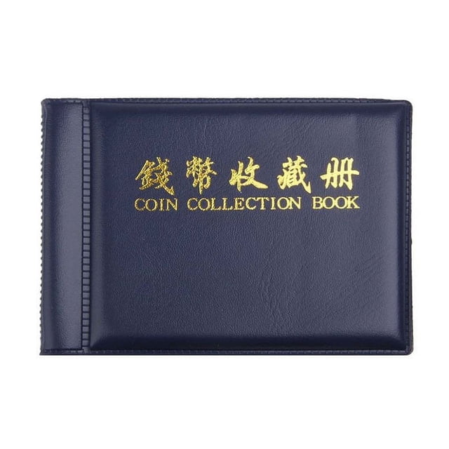 WinWay Coin Holder Collection Storage Album Book, 60 Coin Capacity, Suitable for Coins, Tokens, Medallions, Portable and Easy To Use,random