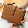 thumbnail image 1 of HLONK Spacious Retro Coin Purse Wallet - Bifold  with Separate Coin Compartment  Secure Flap Button Closure  Chic Minimalist Clutch, 1 of 7