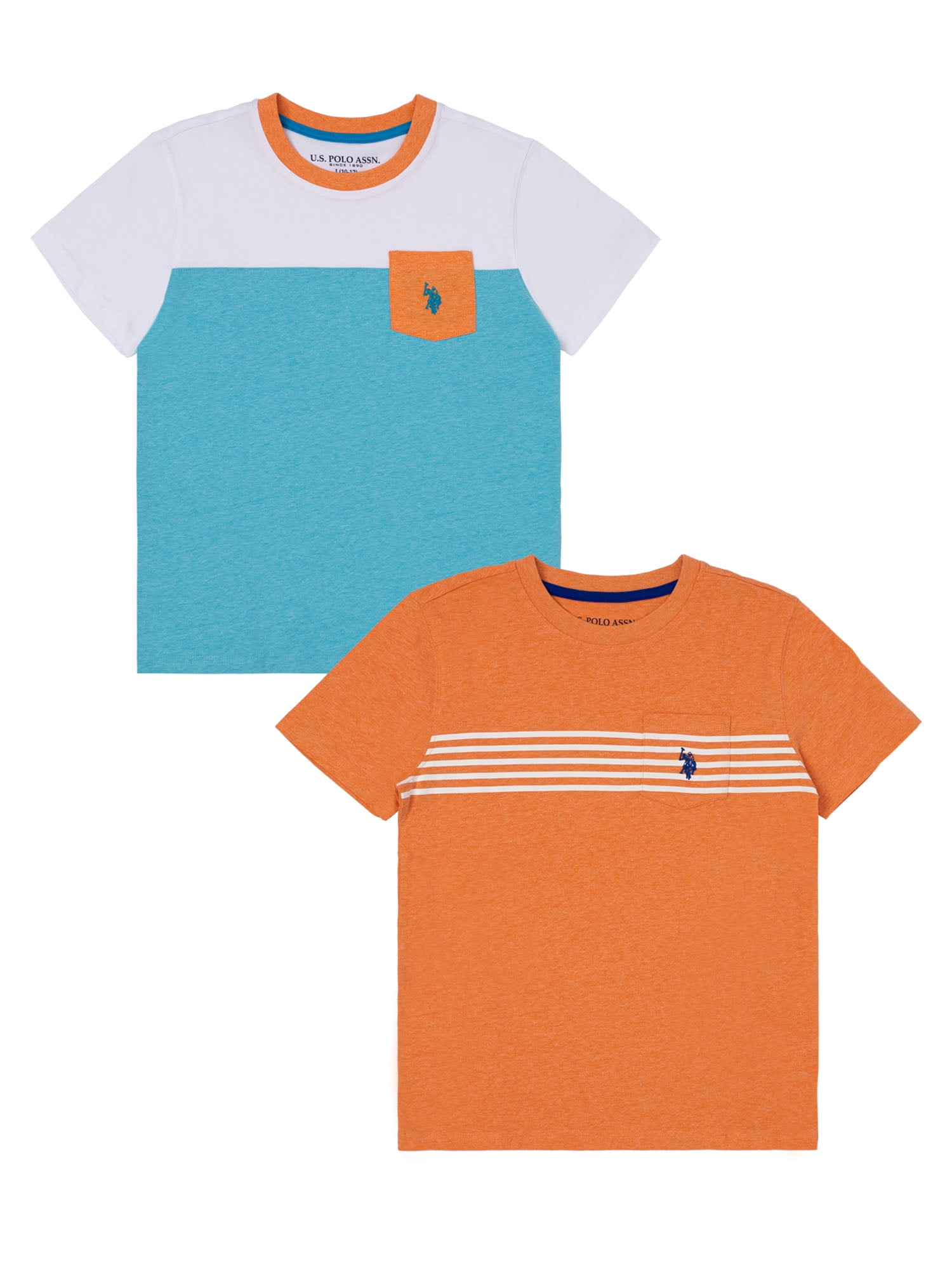 U.S. Polo Assn. Boys Fashion TShirt, 2Pack, Sizes 418