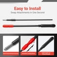 thumbnail image 4 of UPETTOOLS Aquarium Cleaning Tool 6 in 1 Algae Scraper Scrubber Pad Adjustable Long Handle Fish Tank Brush Cleaner Set, 4 of 10