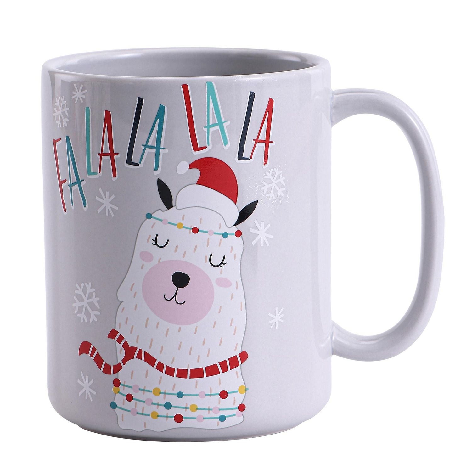 Holiday Time Llama & Hedgehog Mug, 2-Piece