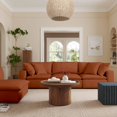 thumbnail image 7 of TOV Furniture Cali Rust Performance Fabric Modular 4 Piece Sectional, 7 of 7