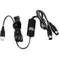 thumbnail image 3 of Tholdsy Accesorios de edición de música Adaptador de interfaz USB a 2 MIDI Convertidor de cable Adaptador de sintetizador de teclado de Cables de audio/vídeo, 3 of 6