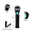 thumbnail image 2 of 1 Pc Electric Back Shaver for Men,Painless Body Groomer for Men,Foldable Back Hair Shaver,Hair Trimmer Hair Removal Tool,Electric Back Hair Shaver with Foldable Handle (Black), 2 of 5