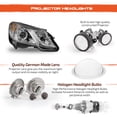 thumbnail image 3 of AKKON - For 2010 2011 2012 2013 W212 E-Class E350 E550 Sedan Wagon Halogen Projector Headlight Headlamp Assembly Passenger Right, 3 of 7
