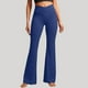 thumbnail image 2 of MKLEKYY Leggings de yoga ajustados y acampanados para mujer, 2 of 5