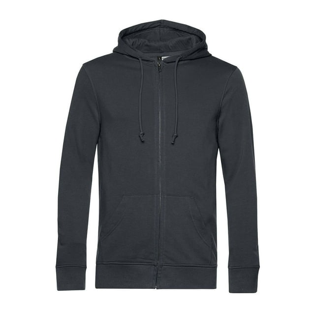 B&C Mens Organic Zipped Hoodie