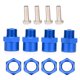 thumbnail image 2 of Adaptador Hexagonal De Rueda, Adaptador Hexagonal De 12 Mm-17 Mm, Juguetes Estables De Alta Compatibilidad De 3,3x3,3x0,7 Cm Para Sakura D4 1/10 Car HSP 94123 YLSHRF Azul, 2 of 8