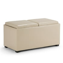 Simpli Home Avalon 5 Piece Storage Ottoman