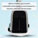 thumbnail image 5 of XWSHYW Contenedores de Almacenamiento Mochila de Viaje de Ocio para Hombres y Mujeres Puerto de Carga Usb, Bolso Bandolera para Hombro y El Pecho, 5 of 6