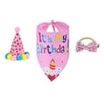 thumbnail image 6 of Dog Birthday Party Supplies Birthday Boy Girl Cake Bandana Triangle Scarf Clothes Shirt Cute Dog Hat Dog Bow Tie Collar with Numbers for Dog Puppy Birthday, 6 of 7