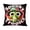 A, variant on Pillow Cover Halloween Throw Cushion Case 18X18 Inches Double Sided Spooky Witch Skeleton Decorative Square Pillowcase for Couch Sofa A