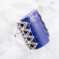 thumbnail image 2 of Blue Lapis Slice and Sterling Silver Ring, 2 of 3