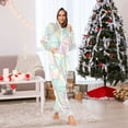 thumbnail image 7 of FORMRS Onesies Pajama for Adults Unisex Hoodie Winter Jumpsuit One Piece Sleepwear, Sizes S-2XL, Purple Geometric, 7 of 7