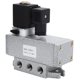 thumbnail image 2 of Válvula solenoide eléctrica G1/8in 2 posiciones 4 vías Válvula direccional de control único cuadrada Q24DH‑6AC110V, 2 of 9