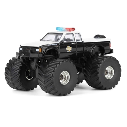 Greenlight 1/64 1990 GMC S-15, Texas Department of Public Safety, Kings of Crunch x Hot Pursuit Special Edition Series 17 49170-F
