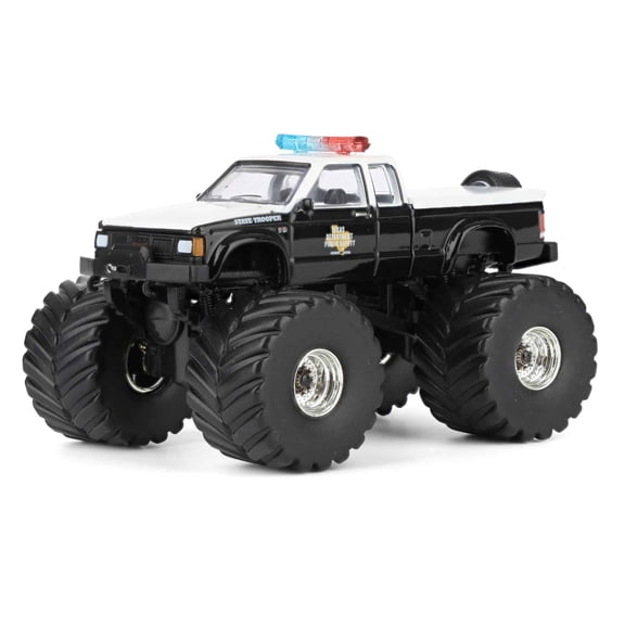 Greenlight 1/64 1990 GMC S-15, Texas Department of Public Safety, Kings of Crunch x Hot Pursuit Special Edition Series 17 49170-F