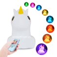 thumbnail image 4 of Luces de silicona para guardería para habitaciones de bebés y niños pequeños, luces nocturnas portátiles para habitaciones de niños, luces de animales recargables para niñas y niños,, 4 of 5