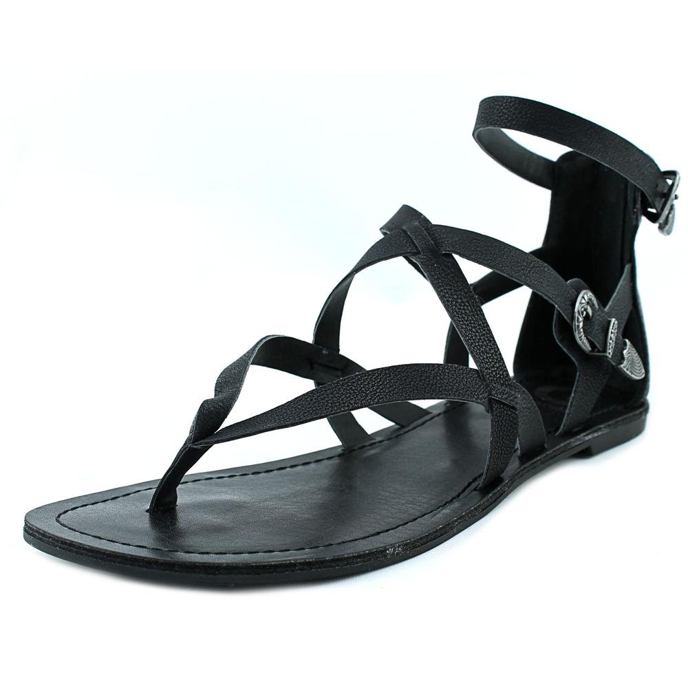 guess black gladiator sandals